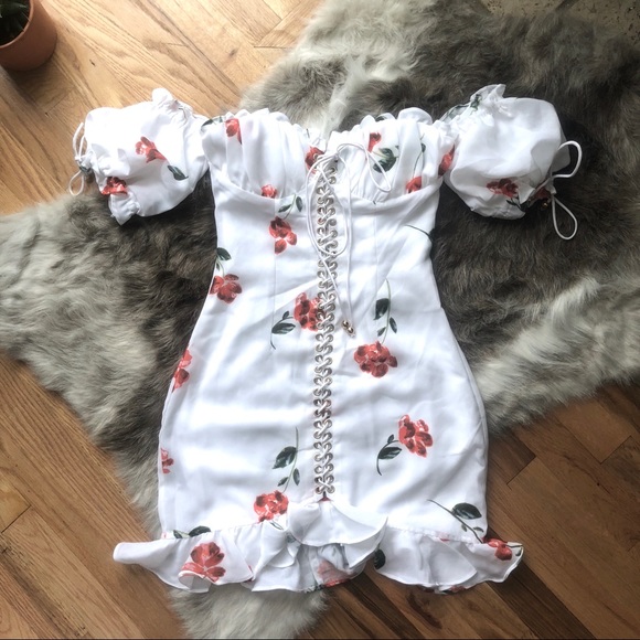 sabo skirt rose corset dress